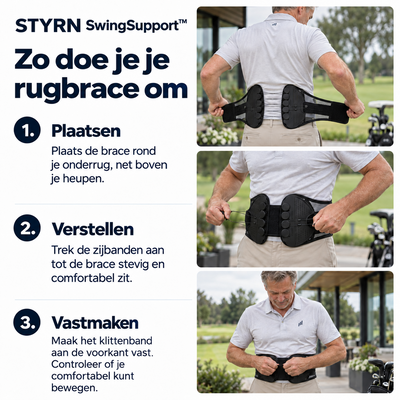 STRYN Swing Support™ – De rugbrace voor wie wil blijven golfen