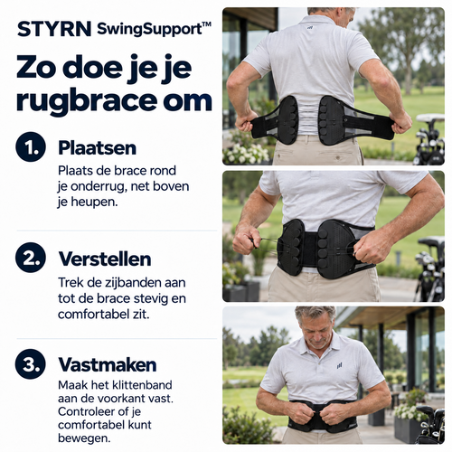 STRYN Swing Support™ – De rugbrace voor wie wil blijven golfen
