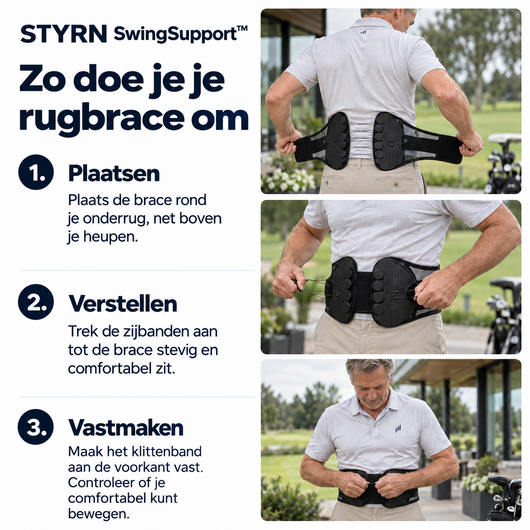 STRYN Swing Support™ – De rugbrace voor wie wil blijven golfen